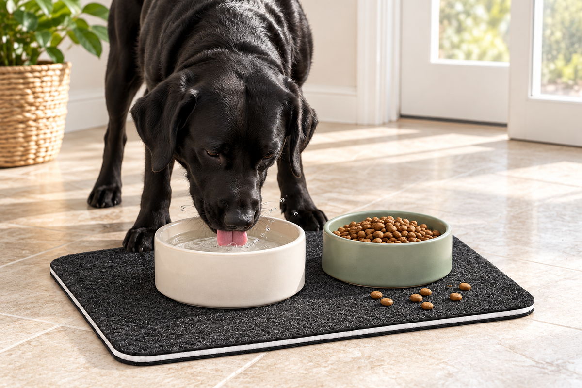 Dog Bowl Mat & Pet Feeding Mat